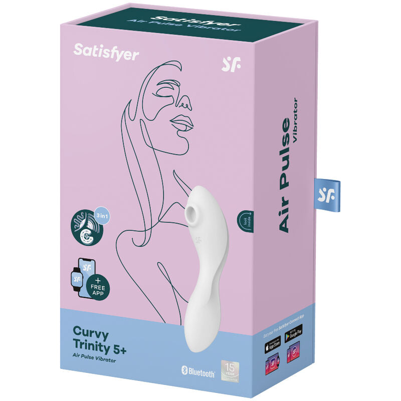 SATISFYER - STIMOLATORE A E VIBRATORE CURVY TRINITY 5