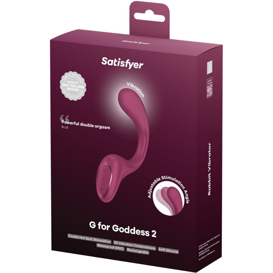 SATISFYER - G PER DEA 2 VIBRATORE CONIGLIO BOTTIGLIA
