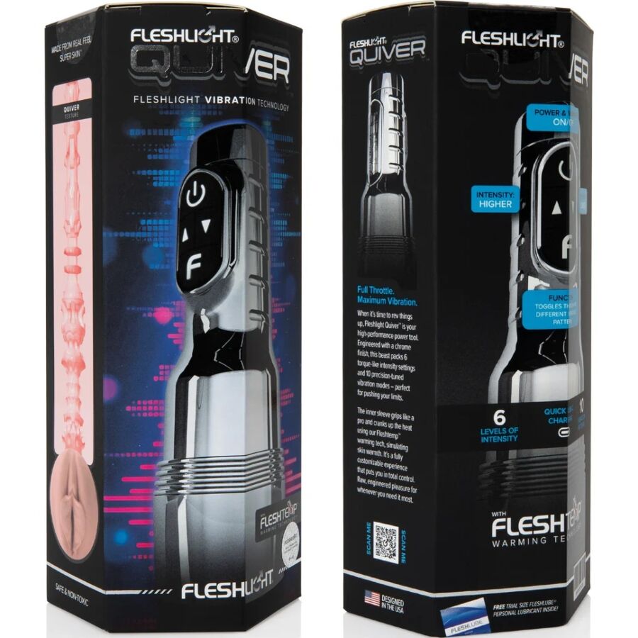 FLESHLIGHT - QUIVER MASTURBATORE VIBRANTE RICARICABILE VAGINA